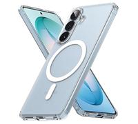 Ringke Fusion Funda para Samsung Galaxy S26, Compatible con MagSafe, Resistente al Aceite y a la Suciedad, Bolsillos de Aire a Prueba de Golpes - Magnetic Matte Clear