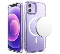 Ringke Fusion Magnetic Compatible con Funda iPhone 12 y Compatible con Funda iPhone 12 Pro (6.1 Pulgadas), Magnética Funda Compatible con Cargador MagSafe, Carcasa Anti Huella Dactilar - Matte Clear