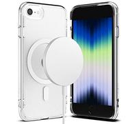 Ringke Fusion Magnetic Compatible con Funda iPhone SE 2022 5G (SE 3) y iPhone SE 2020, iPhone 8, Magnética Funda Compatible con Cargador MagSafe, Carcasa Anti Huella Dactilar - Matte Clear