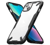 Ringke Fusion-X Compatible con Funda iPhone 13, Carcasa Negra iPhone 13, Parachoque Resistente Impactos, Sólida a Prueba de Choques - Black