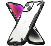 Ringke Fusion-X Compatible con Funda iPhone 14 Plus 6.7 Pulgadas, Carcasa Negra, Parachoque Resistente Impactos, Sólida a Prueba de Choques - Black