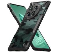 Ringke Fusion-X Compatible con Funda OnePlus 12, Resistente a Caídas Carcasa Protetora Militar con Parachoques Resistente Impactos - Camo Black