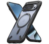 Ringke Fusion-X Diseñado para Funda Google Pixel 10 Pro y Pixel 10, Compatible con MagSafe y Pixelsnap, Las Esquinas Más Pesadas Ayudan al Dispositivo a Aterrizar sobre Sus Bordes - Magnetic Black