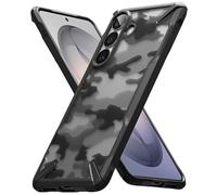 Ringke Fusion-X Funda para Samsung Galaxy S26 Plus, Carcasa Protectora Resistente a Golpes con Parachoques Reforzado y de Alta Resistencia - Negro Camuflaje