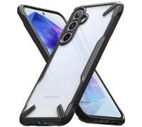 Ringke Fusion-X para Funda Samsung Galaxy A55, Resistente a Caídas Carcasa Protetora Negra con Parachoques Resistente Impactos - Negro