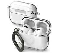 Ringke Hinge Funda para AirPods Pro 2, Anti-amarillea Sólida Transparente Carcasa Diseñado para AirPods Pro 2 Generacion - Transparente