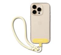 Ringke Holder Link Flow Hand U-Type, Correa para la Muñeca para Teléfono Móvil, Encanto del Teléfono Bonita Ligera Suave y Ajustable con Pestaña de Sujeción - Butter Yellow