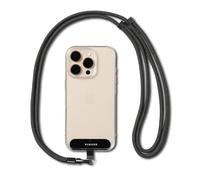 Ringke Holder Link Flow Shoulder Y-Type, Correas de Hombro para Teléfono Móvil, Strap Bonita Ligera Suave y Ajustable con Pestaña de Sujeción - Calm Black