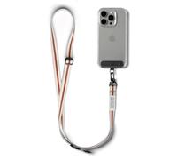 Ringke Holder Link Snap Hook Lanyard, Cordón Ajustable Tipo Bandolera para Funda de Teléfono Móvil, Correa Ligera y Bonita con Pestaña de Sujeción para Mujeres y Hombres - Maple Brown