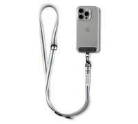 Ringke Holder Link Snap Hook Lanyard, Cordón Ajustable Tipo Bandolera para Funda de Teléfono Móvil, Correa Ligera y Bonita con Pestaña de Sujeción para Mujeres y Hombres - Fog Blue