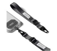Ringke Holder Link Tactical Cam Buckle Hand Strap, Correa de Muñeca para Teléfono Resistente y Antidesgarro con Parche, Lanyard Multiusos para Viajes, Senderismo, etc. - Black