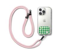 Ringke Holder Link Tennis Club, Cordón Correa para Teléfono Móvil Ajustable Universal, Correa de Hombro Bandolera - Pink