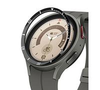 Ringke Inner Bezel Styling Compatible con Protector Samsung Galaxy Watch 5 Pro (2022) Funda Interna Adhesiva Acero Inoxidable para Reloj Bisel - 45-IN-02 (ST) Black