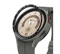 Ringke Inner Bezel Styling Compatible con Protector Samsung Galaxy Watch 5 Pro (2022) Funda Interna Adhesiva Acero Inoxidable para Reloj Bisel - 45-IN-04 (ST) Black