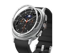 Ringke Inner Bezel Styling Diseñado para Funda Samsung Galaxy Watch 8 Classic 46 mm, Marco Elegante de Acero Inoxidable, Accesorio de Cubierta Interna Adhesiva y Ligera - 46-IN-01 (ST) Silver