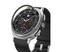 Ringke Inner Bezel Styling Diseñado para Funda Samsung Galaxy Watch 8 Classic 46 mm, Marco Elegante de Acero Inoxidable, Accesorio de Cubierta Interna Adhesiva y Ligera - 46-IN-02 (ST) Black