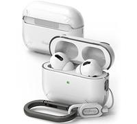 Ringke Layered Funda para AirPods Pro 2, Carcasa Protector con Mosquetón Diseñado para AirPods Pro 2 Generacion - Transparente Mate