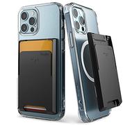 Ringke Magnetic Slot Card Holder Diseñado para MagSafe Cartera, Tarjetero Móvil Magnético para Hombre y Mujer, Portatarjetas Compatible con Funda iPhone, Galaxy, Xiaomi, Pixel y Más - Black