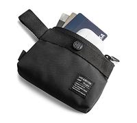 Ringke Mini Pouch 2-Way Bag Miniature Compatible con Funda Airpods Pro, AirPods 1,2, Carcasa Samsung Galaxy Buds Pro, Bolsa Duradera Portátil Ligera con Mosquetón - Black