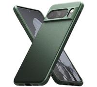 Ringke Onyx Compatible con Funda Google Pixel 8 Pro, Carcasa Anti Huella Dactilar Antideslizante, Protección Adicional sin Ser Voluminosa, Case con Agujeros para Cuerda - Dark Green