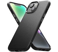 Ringke Onyx Compatible con Funda iPhone 14 Plus 6.7 Pulgadas, Carcasa Anti Huella Dactilar Antideslizante, Protección Adicional sin Ser Voluminosa, Case con Agujeros para Cuerda - Black