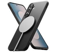 Ringke Onyx Compatible con Funda Samsung Galaxy S25 FE y Compatible con MagSafe, Se Siente Bien en la Mano, Resistente al Aceite y a la Suciedad, Recortes Precisos para la Cámara - Magnetic Black