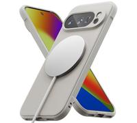 Ringke Onyx Diseñado para Funda Google Pixel 10 Pro y Compatible con MagSafe y Pixelsnap, Se Siente Bien en la Mano, Resistente al Aceite, Cortes Individuales para la Cámara - Magnetic Warm Gray