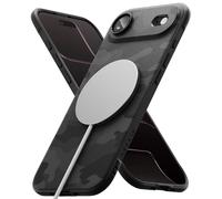 Ringke Onyx Funda para iPhone Air [Compatible con MagSafe] Se Siente Bien en la Mano, Resistente al Aceite y a la Suciedad, Recortes Precisos para la Cámara - Negro Camuflaje Magnético