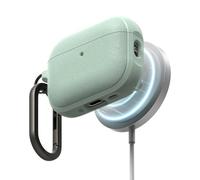 Ringke Onyx Magnetic Compatible con Funda AirPods Pro 3 y Compatible con MagSafe, Resistente al Aceite y la Suciedad, Antideslizante Ligera Carcasa con Mosquetón - Mint