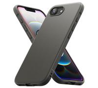 Ringke Onyx para Funda iPhone 17e y Funda iPhone 16e, Se Siente Bien en la Mano, Resistente al Aceite y la Suciedad, Cortes Precisos para la Cámara - Gris