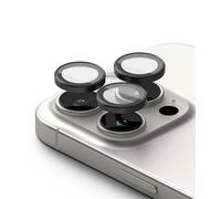 Ringke Camera Lens Frame Glass Compatible con Protector Camara iPhone 16 Pro Max y Protector Camara iPhone 16 Pro, Protector Lente Cámara Vidrio Templado Fácil de Instalar - 2 Pack