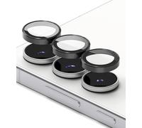 Ringke Camera Lens Frame Glass Compatible con Protector Camara Samsung Galaxy S25 FE, Protectores Individuales de Cristal Templado para Lentes de Cámara - 2 Unidades