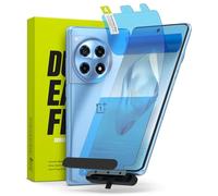Ringke Dual Easy Film Compatible con Protector Pantalla OnePlus 12R, Protector de Pantalla Antiarañazos Antihuellas con herramienta de instalación - 2 Pack
