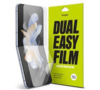 Ringke Dual Easy Film Compatible con Protector Pantalla Samsung Galaxy Z Flip 4 5G (2022) Protección de 5 Capas Autosanación Cobertura Completa HD Transparente Protector de Pantalla - 2 Pack