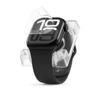 Ringke Dual Easy Pro Compatible con Protector Pantalla Apple Watch 10 42mm, Fácil de Instalar Antiarañazos Antihuellas - 2 Pack