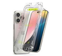 Ringke Easy Slide Tempered Glass Compatible con Protector Pantalla iPhone 16 Pro, Protector de Pantalla Fácil de Instalar, Cristal Templado con Herramienta de Instalacion - 2 Pack