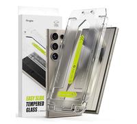 Ringke Pack de 2, Easy Slide Tempered Glass para Protector Pantalla Samsung Galaxy S24 Ultra, Fácil de Instalar, Protector de Pantalla Cristal Templado con Herramienta de Instalacion