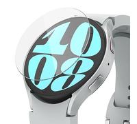 Ringke Pack de 4, Glass para Protector Samsung Galaxy Watch 6 (44mm), Protector de Pantalla Vidrio Templado Antiarañazos - R6