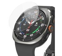 Ringke Pack de 4, Glass para Protector Samsung Galaxy Watch Ultra (47mm), Vidrio Templado de Cubierta Completa Antiarañazos - R10