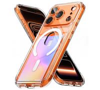 Ringke para Funda iPhone 17 Pro con Tarjetero [Compatible con MagSafe] Capacidad para 1 Tarjeta, Premium Fusion Card Case para Tarjeta Crédito o Foto - Transparente Magnética (Magnetic Clear)