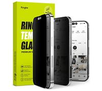Ringke Privacy Glass Compatible con Protector Pantalla de Privacidad iPhone 14 Pro Max 6.7 Pulgadas, Protector de Pantalla Cristal Templado Anti-espía