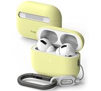 Ringke Silicone Case Compatible con Funda AirPods Pro 2, Carcasa Ligera Delgada Sólida Diseñado para AirPods Pro 2 Generacion - Mellow Yellow