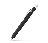 Ringke Silicone Drafting Pencil Case Compatible con Funda Apple Pencil 2 Generación y Apple Pencil Pro, Funda Protectora Antideslizante de Silicona con Accesorios de Agarre Cómodo - Black