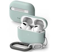 Ringke Silicone Case Compatible con Funda AirPods Pro 2, Carcasa Ligera Delgada Sólida Diseñado para AirPods Pro 2 Generacion - Seafoam