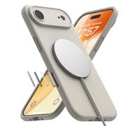 Ringke Silicone Magnetic Compatible con Funda iPhone Air y Compatible con MagSafe, Carcasa Suave, Aterciopelada, Ligera, Delgada, Bonita y Cómoda para Mujeres y Hombres - Stone