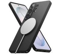 Ringke Silicone Magnetic Funda para Samsung Galaxy S26 Ultra, Compatible con MagSafe, Carcasa Suave, Aterciopelada, Ligera, Delgada, Bonita y Cómoda para Mujeres y Hombres - Black