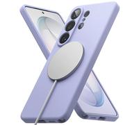 Ringke Silicone Magnetic Funda para Samsung Galaxy S26 Ultra, Compatible con MagSafe, Carcasa Suave, Aterciopelada, Ligera, Delgada, Bonita y Cómoda para Mujeres y Hombres - Lavender
