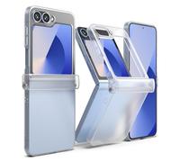 Ringke Slim Hinge Compatible con Funda Samsung Galaxy Z Flip 7 FE/Z Flip 6, Protección Completa para la Bisagra, Carcasa Sólida Transparente con Tecnología Antiamarilleo - Matte Clear