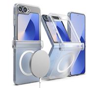 Ringke Slim Hinge Compatible con Funda Samsung Galaxy Z Flip 7 FE/Z Flip 6 y Compatible con MagSafe, Protección para la Bisagra, Carcasa Sólida - Magnetic Matte Clear
