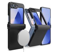 Ringke Slim Hinge Compatible con Funda Samsung Galaxy Z Flip 7 FE/Z Flip 6 y Compatible con MagSafe, Protección para la Bisagra, Carcasa Sólida - Magnetic Black